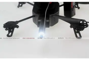 LED šviesos Super Šviesus priekinis žibintas Dėmesio, Papūga AR.Drone 2.0 App-Kontroliuojamas