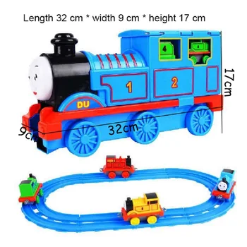 LEGAO THOMAS Vaikų lydinio automobilių žaislų saugojimo traukinio bėgių nustatyti žaislai traukinio inercijos dovana