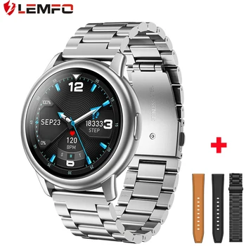 LEMFO Smart Watch Vyrų 2020 IP68 Vandeniui LF28 Papildomas Dirželis Fitneso Apyrankę BT5.0 vyriški Laikrodžiai, skirta 