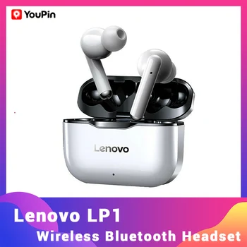 Lenovo LP1 TWS Ausinės Bluetooth 5.0 Gilus Baritonas Touch Control In-ear Automatinė Porą Ilgas Baterijos veikimo laikas