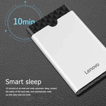 Lenovo S-03 Nešiojamas USB 3.1 Tipas-C SATA HDD SSD Lauke 6Gbps 2.5 colių Kietojo Disko Išorės Mobiliojo Atveju Talpyklos