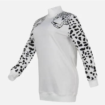 Leopard Galvą Spausdinti Moterų 's Hoodies Suknelė Golfo Prarasti Palaidinukė Moterų 2020 M. Pavasarį, Rudenį Streetwear Puloveriai Viršūnes Moteris