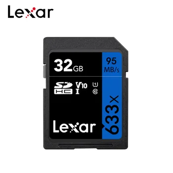 Lexar SD Kortelės Atminties Kortele 128 GB 64GB V30 U3 10 Klasė SD 32GB SDHC Kortelę, SDXC Kortelės Max 95MB/s Didelės Spartos Fotoaparatas