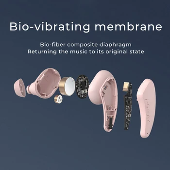 Liberfeel Maoxin S4 tws ausinės bluetooth airbuds ausinių ausų žaidimų ausinės vandeniui ausinės HIFI garsas veikia
