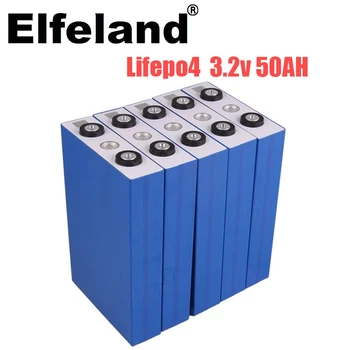LiFePO4 Baterija 3.2 V 50Ah Įkraunama Ličio Geležies Fosfato Baterijos