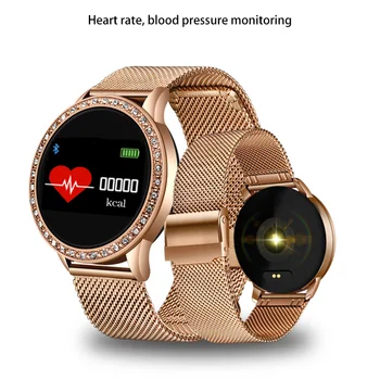 LIGE Smart Watch Vyrai Moterys Smart Apyrankę Širdies ritmo Monitorius Fitness tracker Smart Juosta Kraujo Spaudimas Laikrodis Ponios SmartWatch