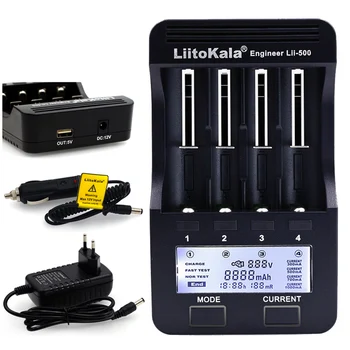 LiitoKala Lii-PD4 500 PL4 402 202 S1 S2 baterijos Įkroviklio 18650 26650 21700 18350 AA AAA), 3,7 V/3.2 V/1.2 V ličio baterijos NiMH