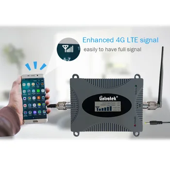 Lintratek GSM Signalo Kartotuvų 2G 900Mhz Signalo Stiprintuvas 65dB GSM 900Mhz mobiliųjų Telefonų Stiprintuvo Mini dydžio, NE Antenos, LCD Ekranas