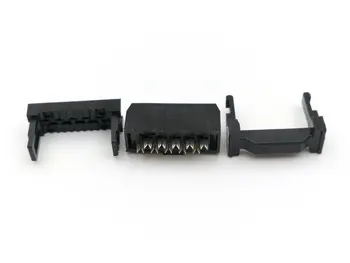Lizdas IDC FC-10P 2.54 mm IDC jungtis 10 pin Kabelio Lizdo 10P 2X5P IDC Naujas adapteris