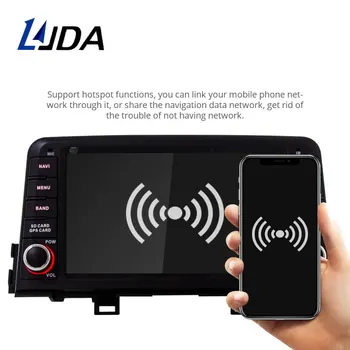LJDA Android 10.0 Automobilių DVD Grotuvas, KIA PICANTO RYTĄ 2017 2018 Multimedia, GPS Navigacija, 2 Stereo Din Automobilio Radijo DSP 4G+64G