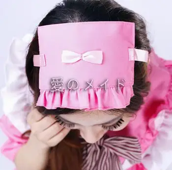 Lolita prancūzijos satino suaugusiųjų rožinė bailys, kambarinės ilgai japonų anime cosplay vaikai seksuali tarnaitė kostiumai moterų kostiumas Fancy Dress Vienodas