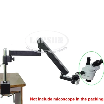 Long Arm Sunkiųjų Bumas Didelis Stereo Gnybtas Stalo Stovi Keturių Ginklų Sistema su 76mm Mikroskopo Laikiklio Žiedas Paramos Ramstis
