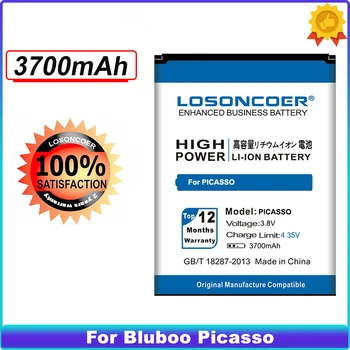 LOSONCOER 3700mAh už Bluboo Picasso Baterija