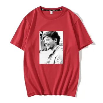 Louis Tomlinson marškinėliai mados apvalios kaklo vyrams, moterims, t marškiniai vasaros atsitiktinis topai marškinėliai trumpomis rankovėmis t-shirt