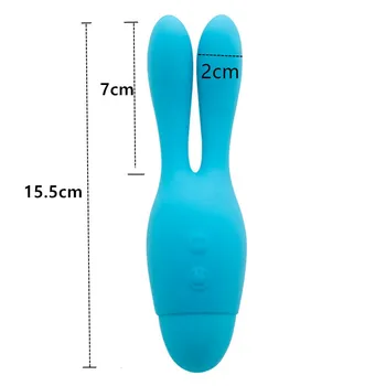 Loverkiss Juokinga, 10 Vibracijos Silikono Rabbit Vibratorius Moterų Masturbator Klitorio Massager G spot vibratorius,Suaugusiųjų Sekso Žaislai