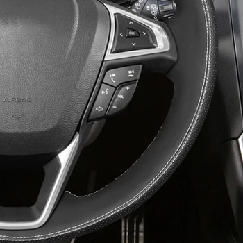 LQTENLEO Juodos Verstos Odos Automobilio Vairo Dangtelis Ford Mondeo Sintezės KRAŠTO 2013-2020 m. Galaxy 2016-2020 S-Max 2012-2020 m.