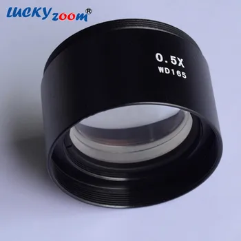 Luckyzoom Prekės 3.5 X-90X Išsakant Rankos Zoom Stereo Mikroskopas 14MP HDMI Skaitmeninis Fotoaparatas 2.0 X 0,5 X Tikslas Len 144LED Šviesos
