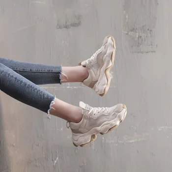 Lyderis Rodo, Tendencija Sneaker Moters, Oro Akies Gumos Kvėpuojantis Moterų Bėgimo Bateliai Nauja Zapatos Mujer Batus Moteris, Lauko