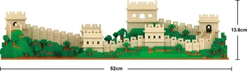 LZ8022 Great Wall pasaulyje garsaus pastato modelis diamond statyba blokai, surenkamos suaugusiųjų žaislas vaikams, dovanos