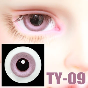 Lėlės akys juodos spalvos Akių vyzdžių dryžuotas tamsiai rausvos akys už 1/3 1/4 1/6 BJD SD DD Dėdė lėlės saugos akis lėlės priedai TY-09