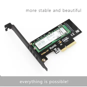 M. 2 NVMe SSD NGFF, kad PCIE X4 Adapteris Klavišą M Sąsaja Plėtimosi Kortelės Palaikymas PCI Express 3.0 x4 2230-2280 Dydis