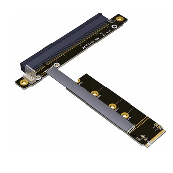 M. 2 NVMe Į PCIe 16x ilgiklis Paramos X11050ti 1060ti 1080ti RX580 Riser Card x16 PCI-e NVIDIA AMD A N Kortelės Btc Miner