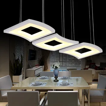 Mados 3-head led pakabukas šviesos reguliuojamas valgomąjį kambarį kabinti lempas, restoranas, kavinė, baras virš stalo apšvietimas