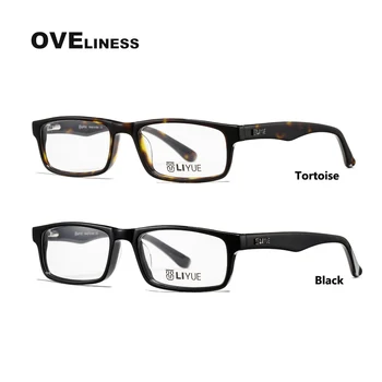 Mados Aikštė akiniai rėmeliai, akių akinius rėmo vyrai moterys Optinis Acetatas visą akiniai Trumparegystė Recepto akiniai, Akinių