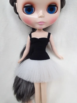 Mados Drabužių Blyth Suknelė Su Nėrinių Baleto už blyth lėlės Barbi 1/6 30cm lėlės Drabužiai