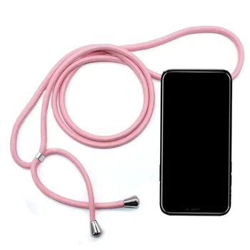 Mados minkšto silikono padengti virvelę petį, virvę laido coque telefono dėklas Samsung Galaxy S8 S9 S10 Note8 Pastaba 9 10