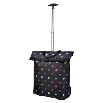 Mados pirkinių krepšelį Oksfordo audinio nešiojamų Trolly 3 padėčių vežimėlio lankstymo nerūdijančio plieno Pull Rod maišelį su mute varantys