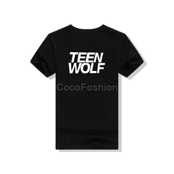 Mados Stilius TEEN WOLF Raidžių Spausdinti Moterų marškinėliai Lady Tees moterų grunge estetinės tumblr šūkis pastelinių estetinės goth tee viršų