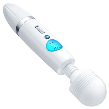 Magic Wand Vibratoriai USB įkrovimo LCD ekranas Didelis AV Stick Moterų G Spot Massager Klitorio Stimuliatorius Suaugusiųjų Sekso Žaislai Moteris
