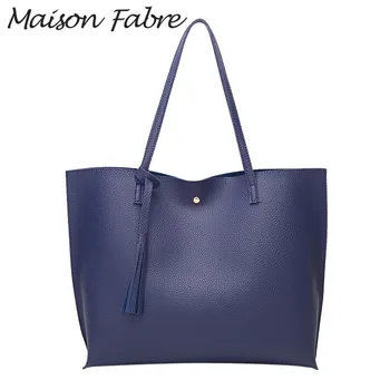 Maison Fabre Maišelį moterų Oda Pečių maišą dirželis rankenos Kutas Pirkinių krepšys didelės Talpos 2020 Elegantiškas ponios kvadratinės rankinės