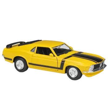 Maisto 1:24 1970Ford Mustang BOSS 302 Roadster modeliavimas lydinio automobilio modelis, modeliavimas, automobilių apdailos surinkimo dovana žaislas