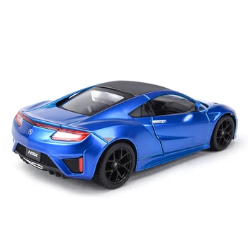 Maisto 1:24 2018 Acura Nsx Sportas Automobilių Statinis Lydinio Transporto Priemonių Kolekcines Modelio Automobilių Žaislai