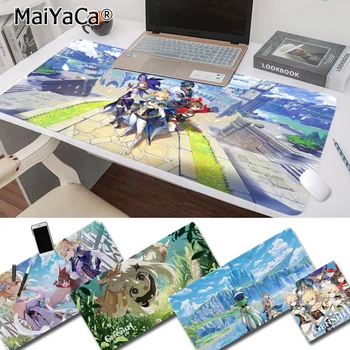 MaiYaCa Gražus Anime genshin poveikio keqing žaidėjus žaisti kilimėliai Kilimėlis Guminis KOMPIUTERIO, Kompiuterinių Žaidimų kilimėlis