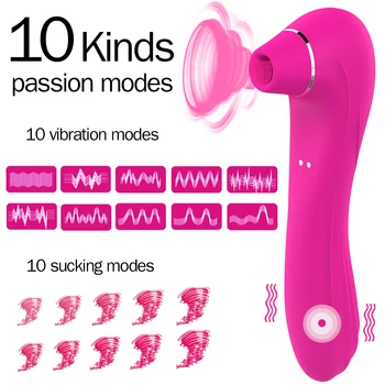 Makšties Čiulpti Vibratorius, Burnos, Liežuvio Galo Įsiurbimo Klitorio Stimuliatorius Vibratoriai Sekso Žaislai Suaugusių Moterų Masturbator Erotika