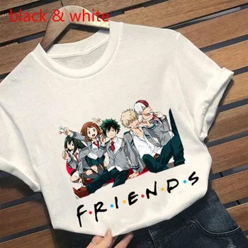 Mano Herojus Akademinės Bendruomenės Akis Draugais Marškinėliai Anime Tee Marškinėliai Topai