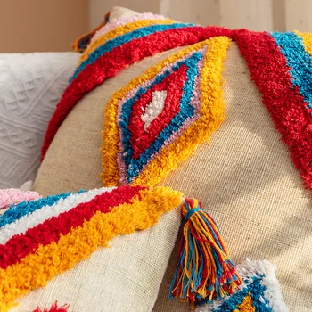 Maroko stilius pagalvę ins kutas bohemijos etninės pagalvės užvalkalas nakvynė ir pusryčiai kambarį pagalvę juosmens pagalvė