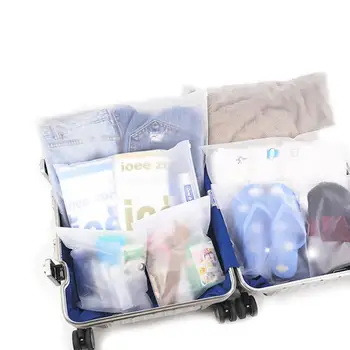 Matinio zip antspaudas ziplock plastikiniai Pakavimo maišeliai Kelionių Saugojimo Krepšys Zipper Lock Matinis krepšį drabužius, apatinius drabužius，žaislai Užsakymą krepšys