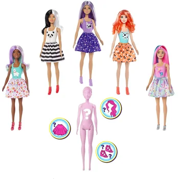 Matinis Dolll Barbie Staigmena Spalva Keičiasi Aklas dėžutė Mažos Lempos Vamzdelis ubierz Princesė Vaikams Mergaitėms, Žaislai, Dovanos