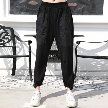 Max LuLu 2020 Naujas Vasaros Korėjos Dizaineris Ponios Laisvas Kelnes Moterims Derliaus Kratinys Kelnės Atsitiktinis Streetwear Plius Dydis