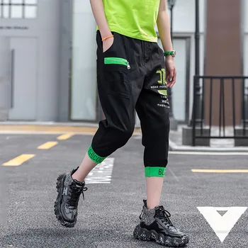 Max LuLu 2020 Naujų Korėjos Mados Vasaros Moterų Punk Stiliaus Haremas Pants Ladies Siuvinėjimo Spausdinti Džinsai Kankina Prarasti Džinsinio Audinio Kelnės