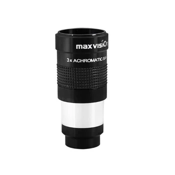 Maxvision 1.25 Colio 2 Colių 2X 3X 5X Apochromat & Achromatinis 31.7 mm Galia Barlow Lęšis Metalo Židinio Extender 