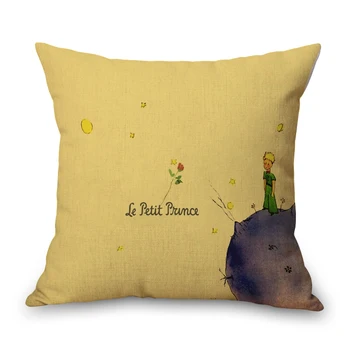 Mažai Le Petit Prince Kaklo Kūno Užvalkalas Lino Lova Kelionės Pagalvės Dangtelis Sofos Atlošas Mesti Pagalvę Namų Dekoravimo, Dovanų