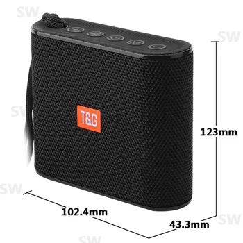 Mažas Portable Bluetooth Speaker Belaidės Mini Kolonėlė Muzikos Centras žemų dažnių garsiakalbis BoomBox 3DStereo USB, Garsiakalbiai, Telefonų, su TF FM