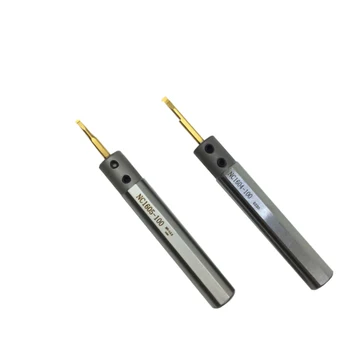 Mažo skersmens, 2mm 3mm, 4mm 5mm, 6mm šveicariško tipo tekinimo staklės holemaking įrankiai kieto karbido gręžimo juosta 4mm karka