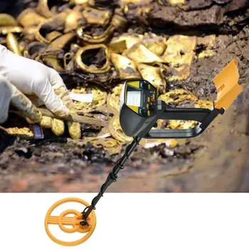 MD4080 Metalo Detektorius Didelio Jautrumo Profesinės Reguliuojamas Aukso po žeme Geležies Paieška Ieško Lobių Medžiotojas