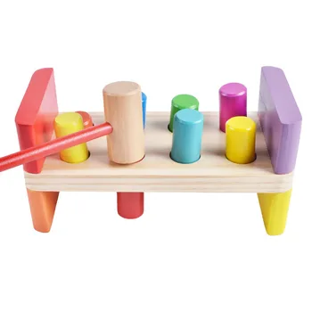 Medienos Separatorius Žaislas Spalvinga Įveikti Atraminės Konstrukcijos Žaislinius Cilindrų Stalo Žaidimas Žvalgybos Plėtros Įveikti Žaislas